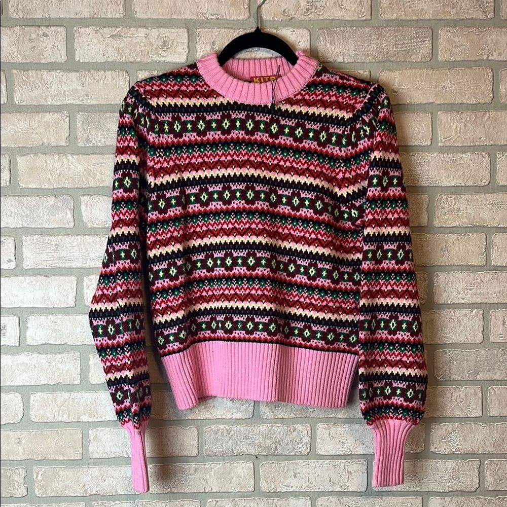KITRI Elliot Fairsile Knit Sweater- Size XS
